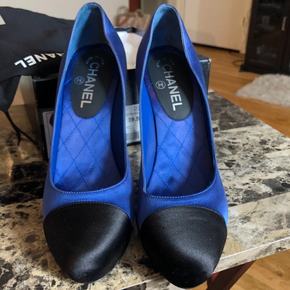 CHANEL Shoes - Blue Chanel Pumps